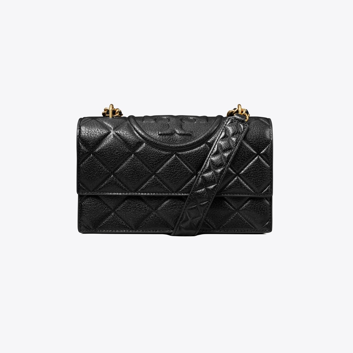 Small Fleming Shoulder Bag - black
