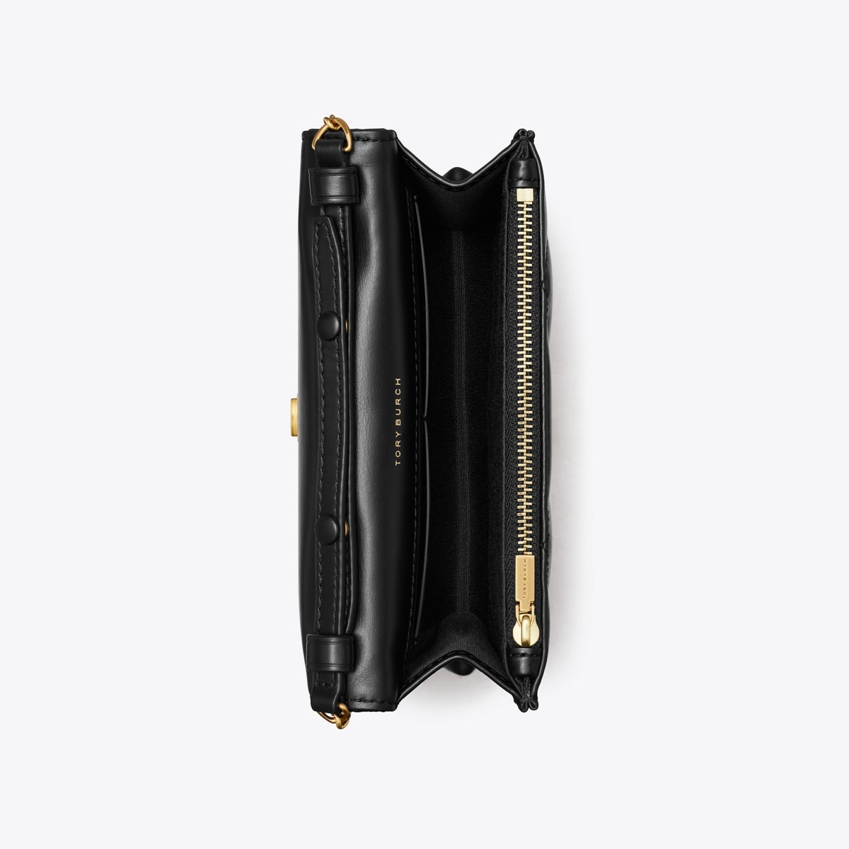 Mini Kira Diamond Quilt Top-Handle Crossbody - black