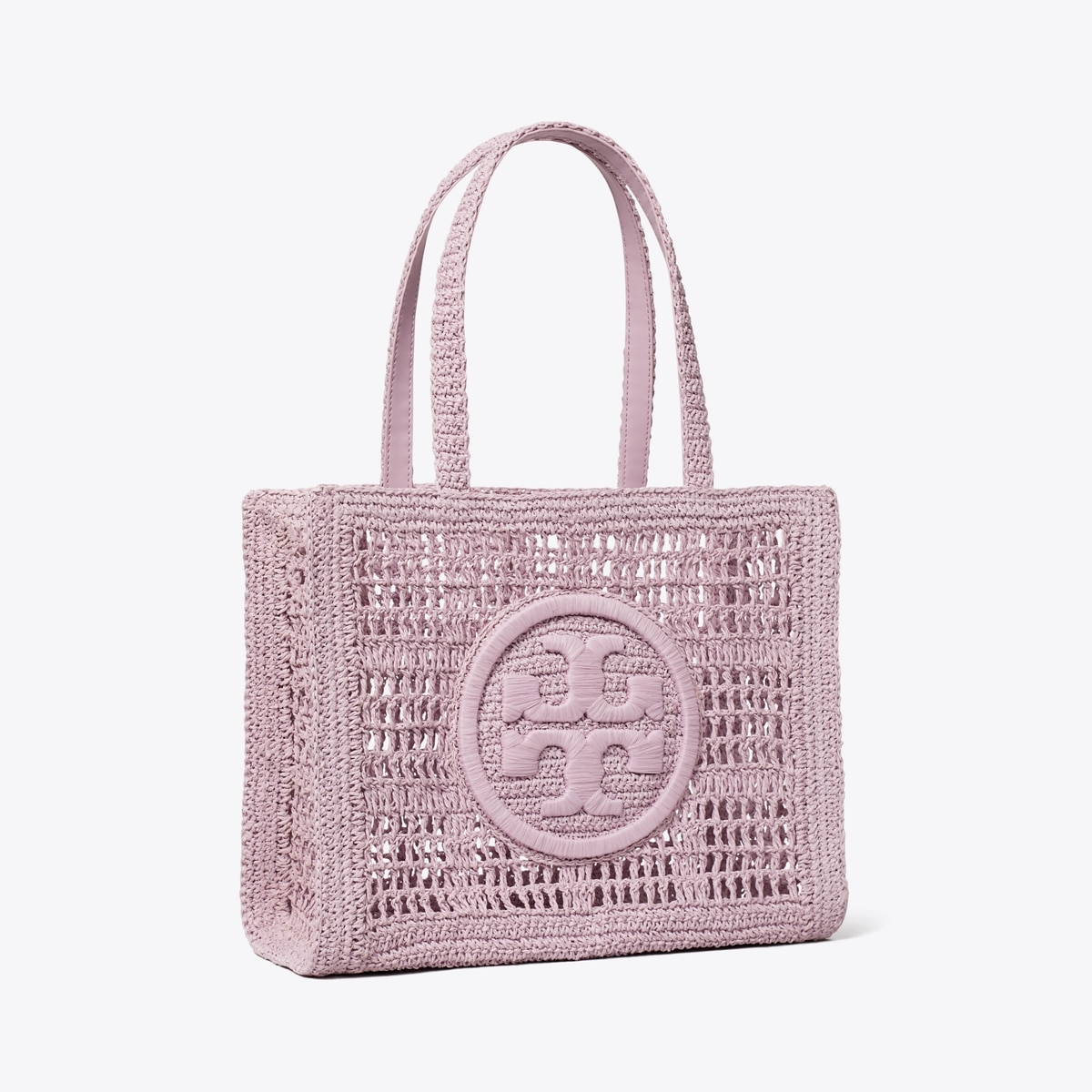 Small Ella Hand-Crocheted Tote - purple