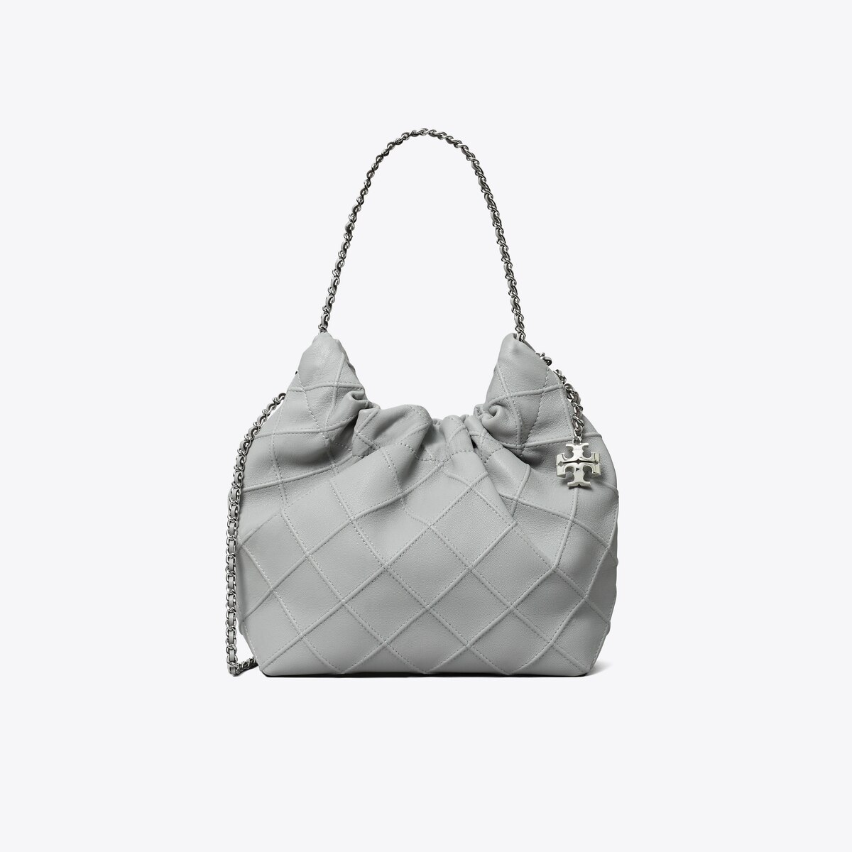 Mini Fleming Soft Hobo Bag - gray