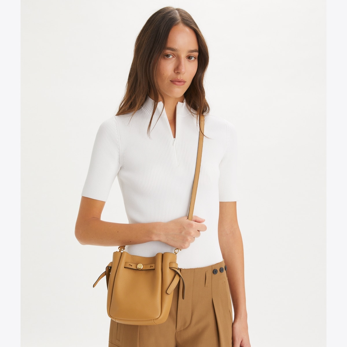 Small Romy Crossbody - deep brown