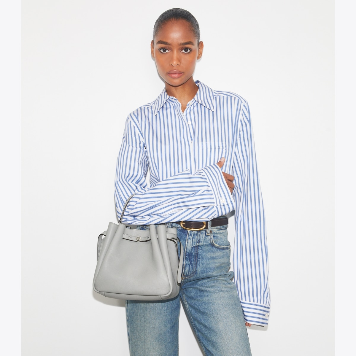 Romy Bucket Bag - gray