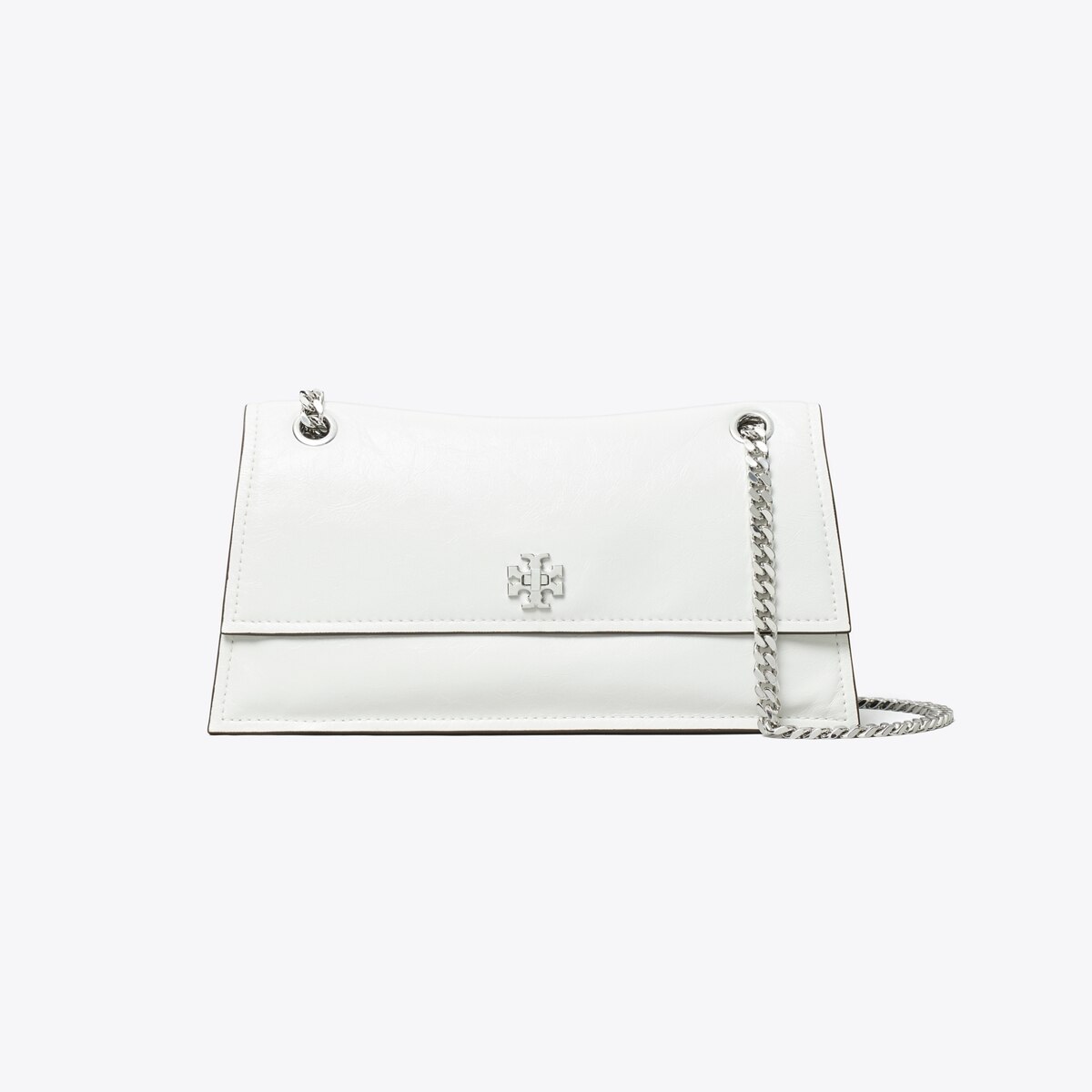 Kira Turnlock Shoulder Bag - white