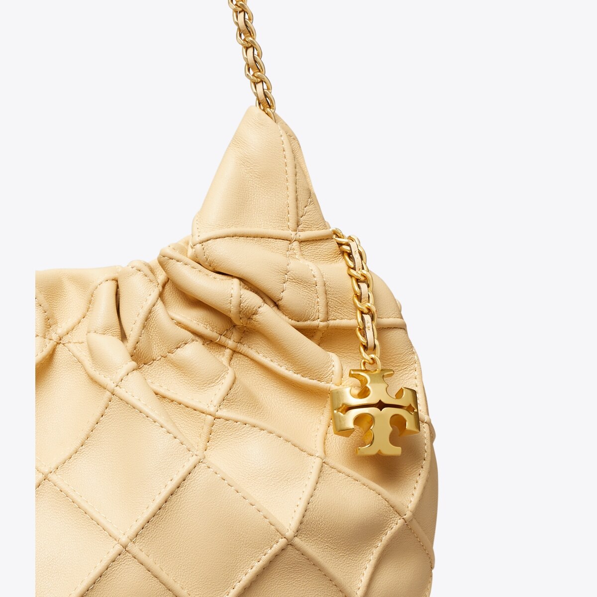 Mini Fleming Soft Hobo Bag - beige