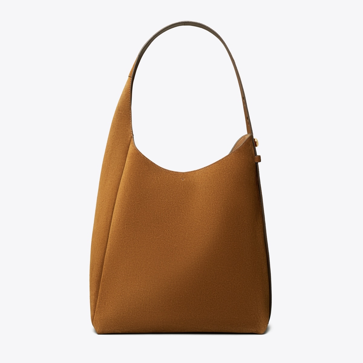 Romy Suede Hobo Bag - brown