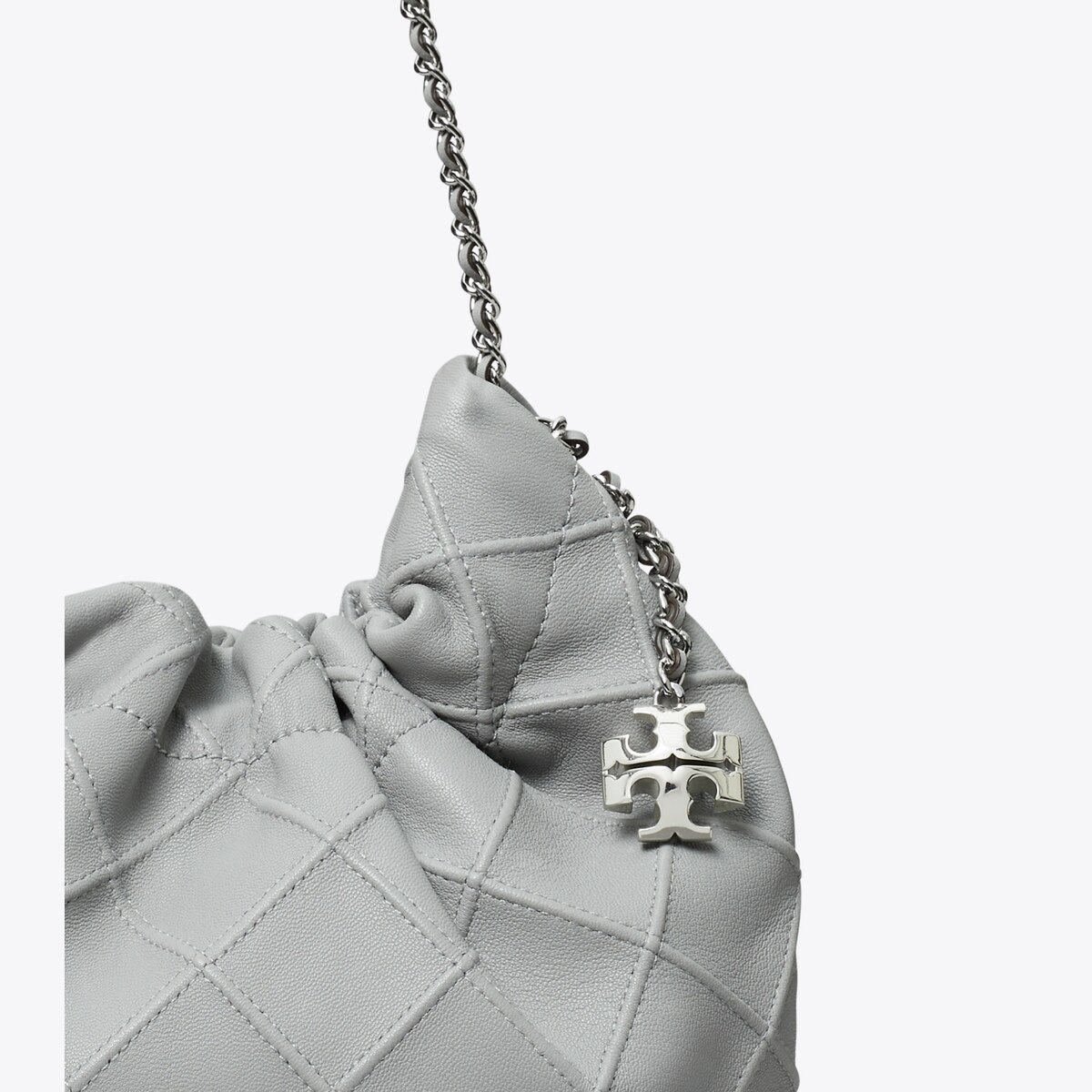 Mini Fleming Soft Hobo Bag - gray