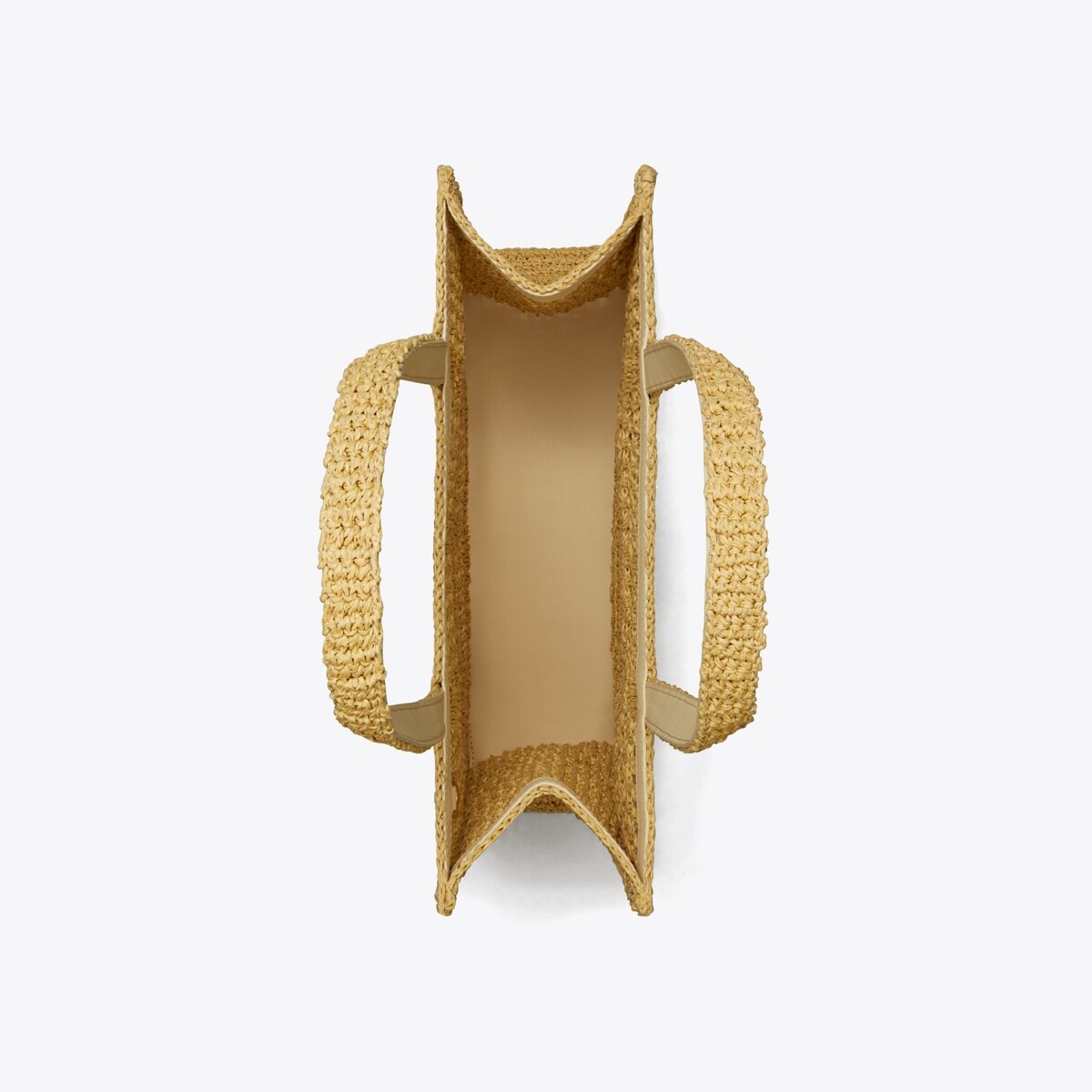 Small Ella Hand-Crocheted Tote - beige