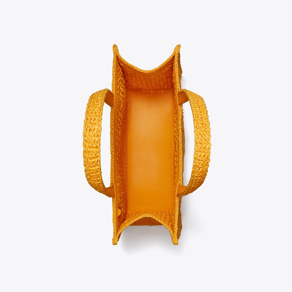 Small Ella Hand-Crocheted Tote - orange