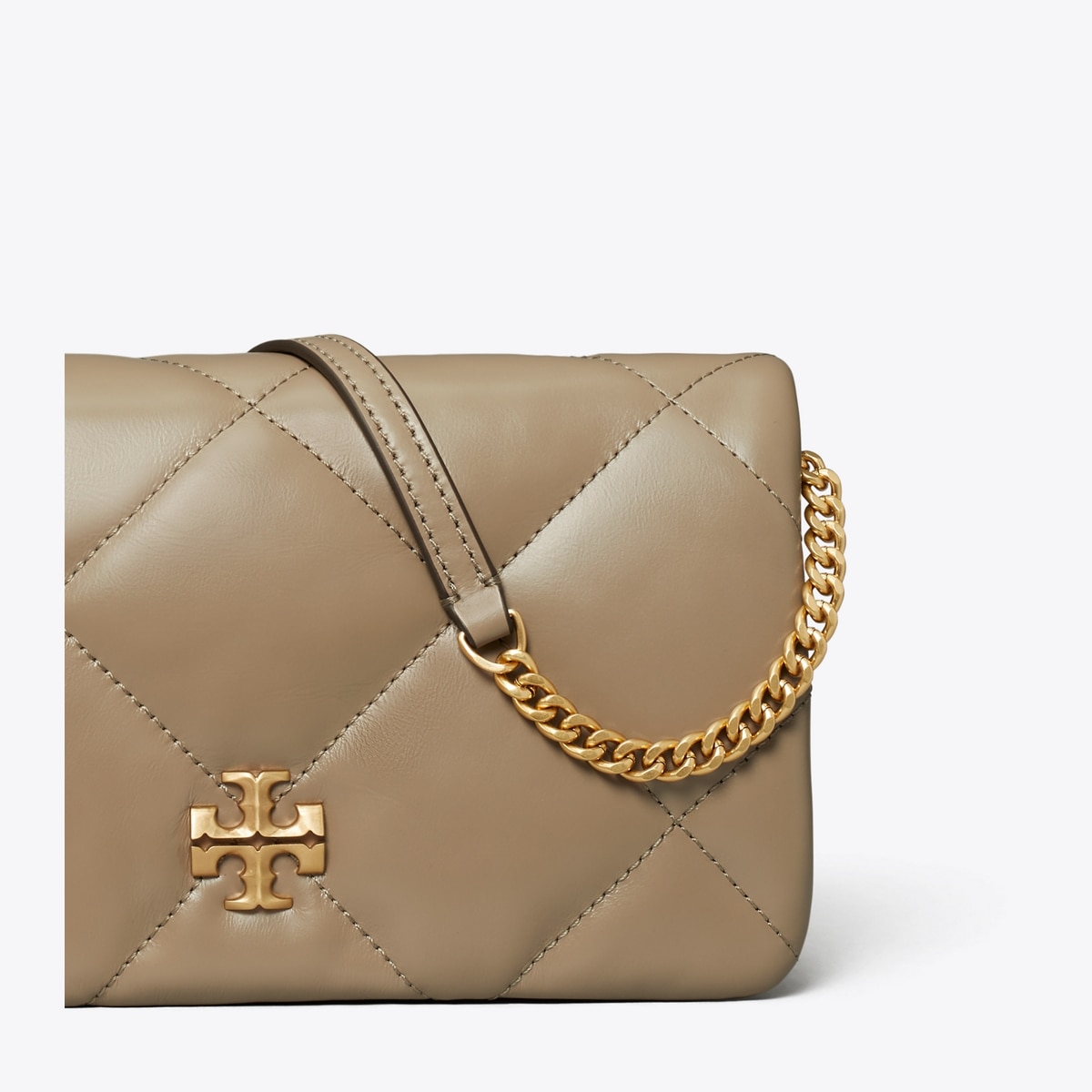 Kira Diamond Quilt Crossbody - tiramisu