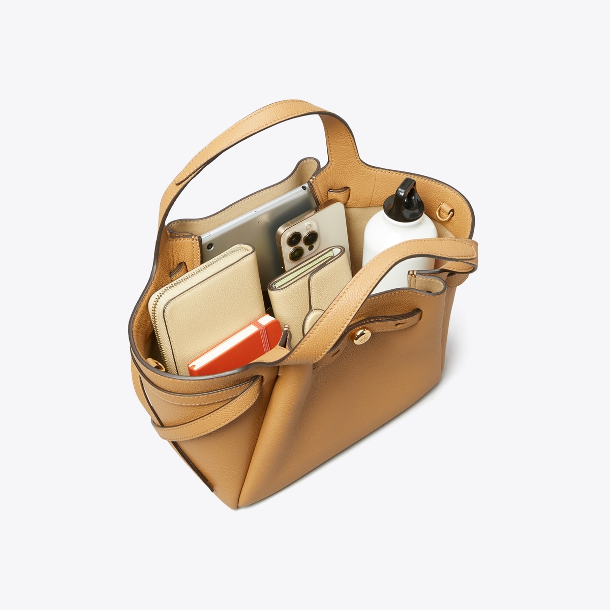 Small Romy Tote - deep brown