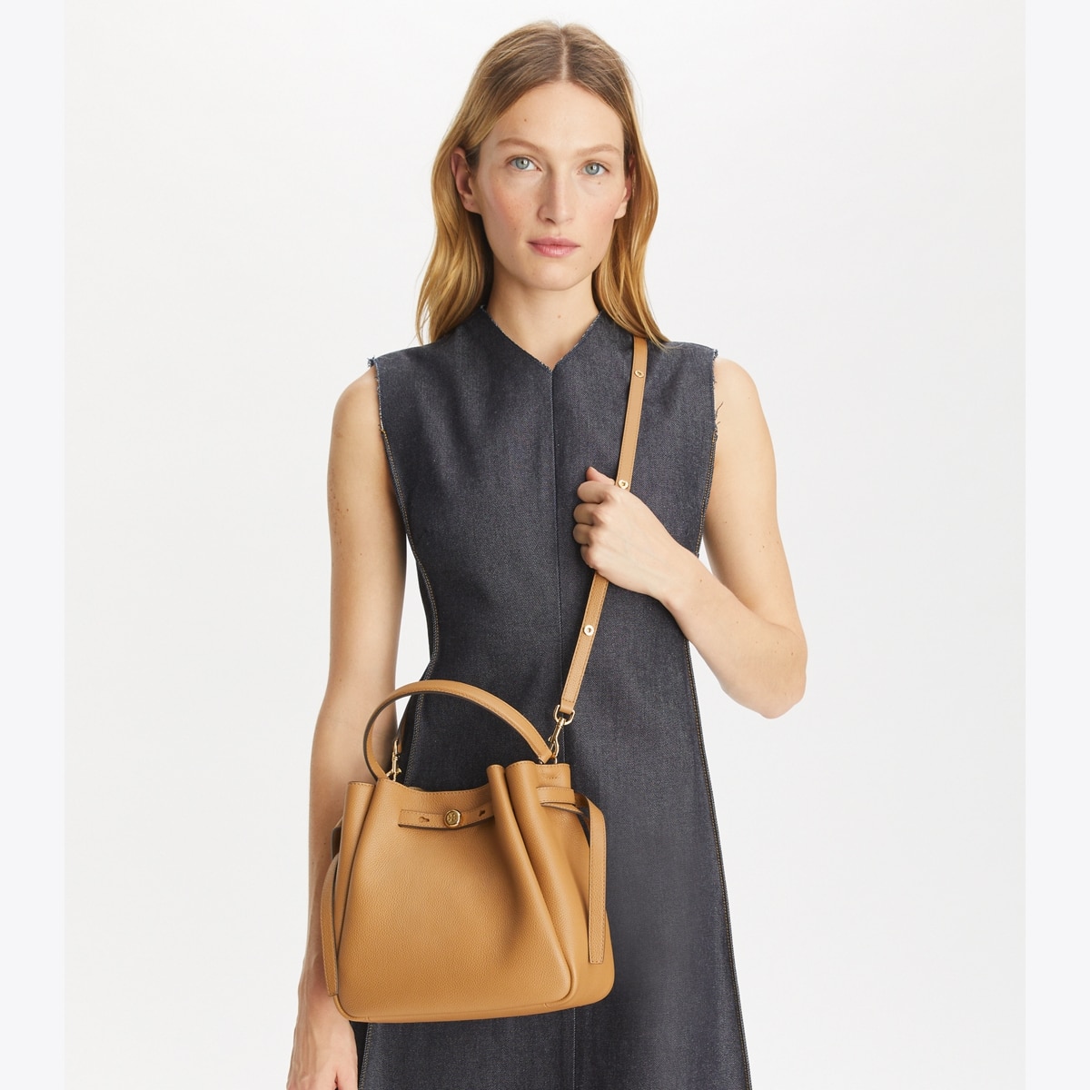 Romy Bucket Bag - deep brown