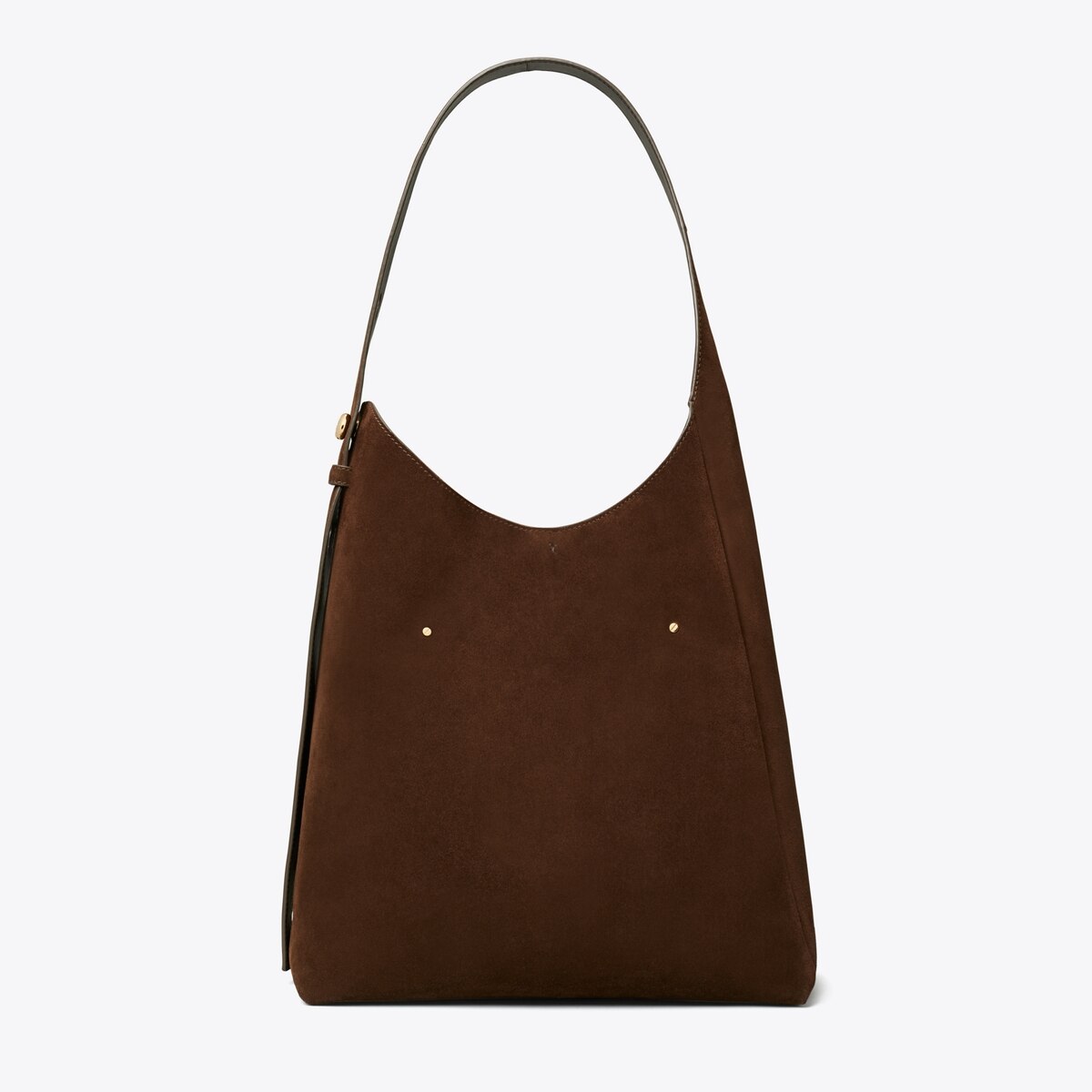 Romy Suede Hobo Bag - light cream