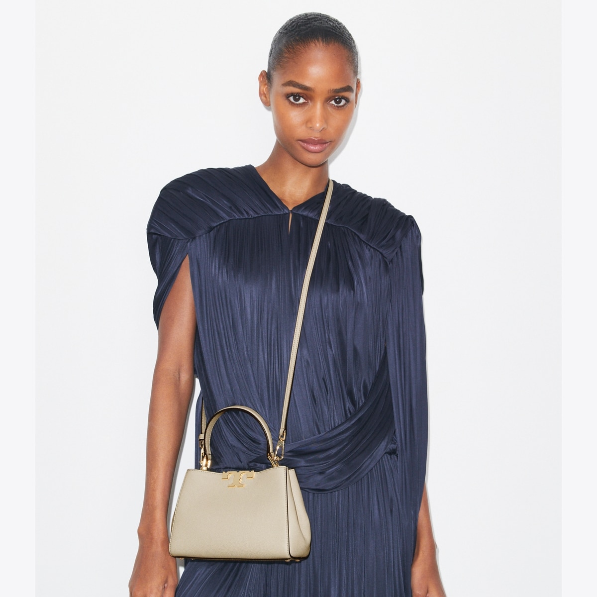 Mini Eleanor Soft Satchel - tiramisu