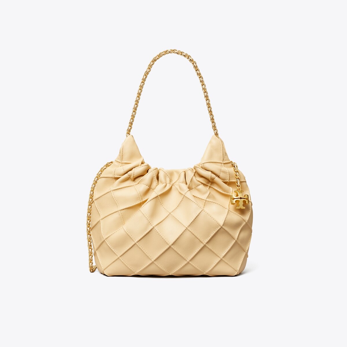 Mini Fleming Soft Hobo Bag - beige
