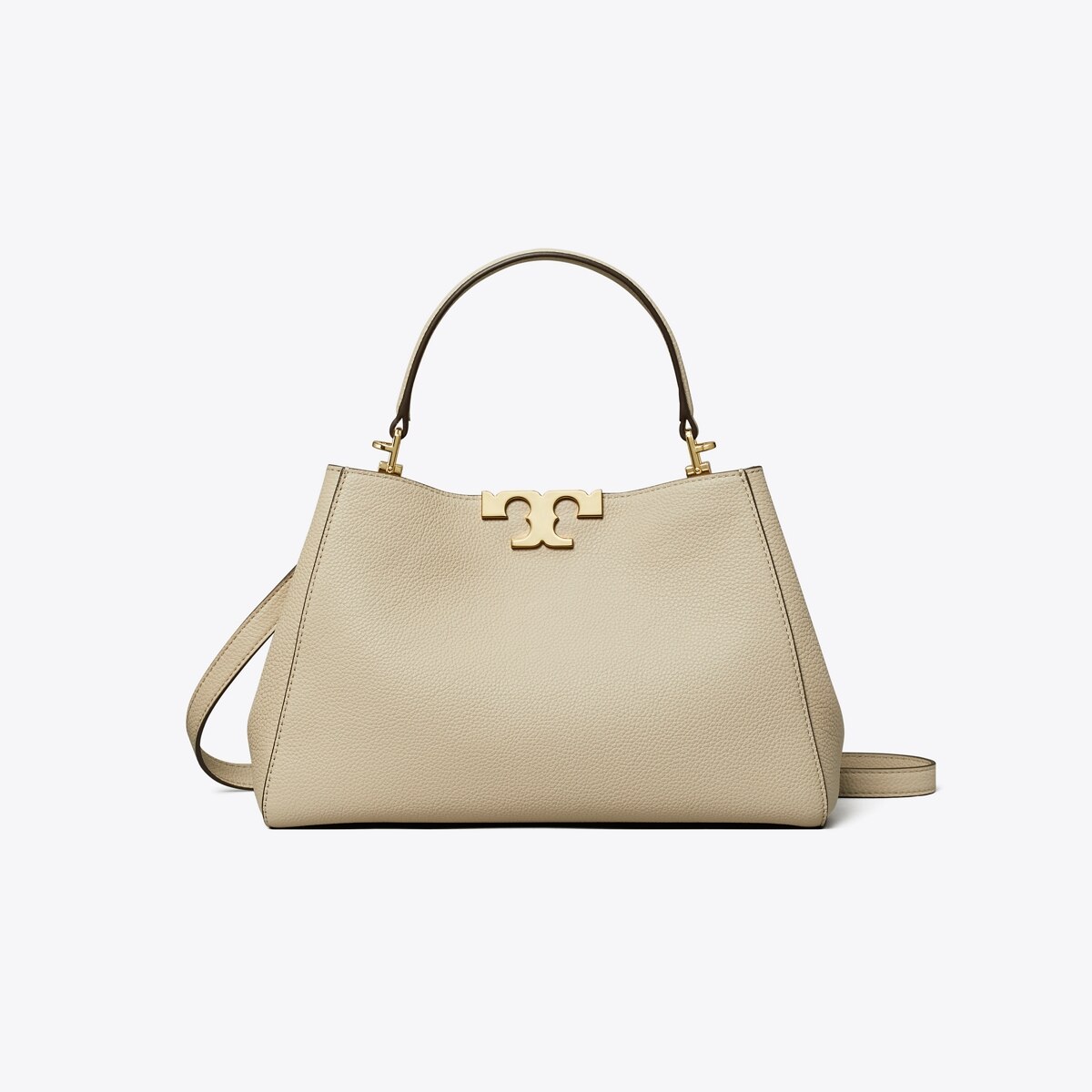 Medium Eleanor Soft Satchel - tiramisu