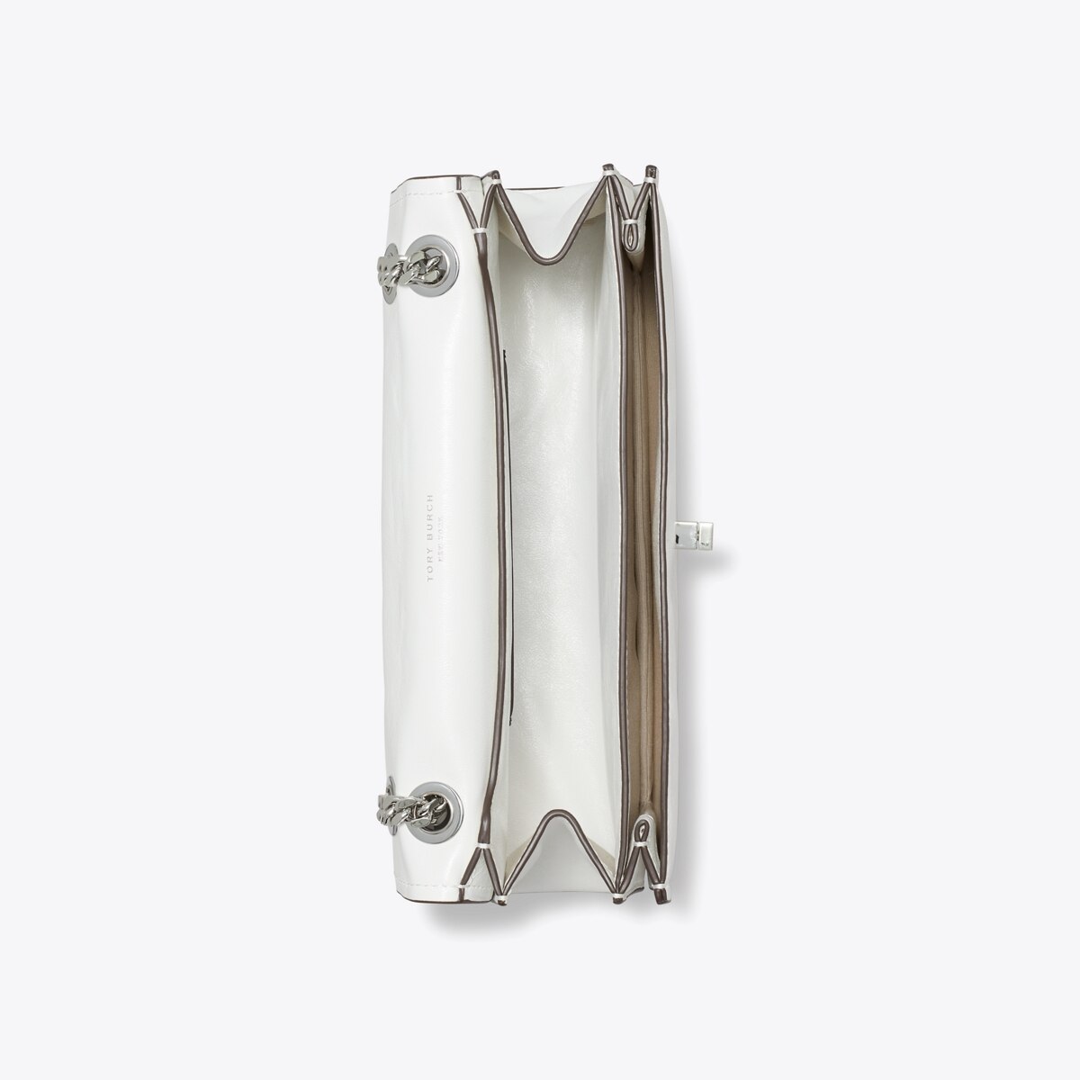 Kira Turnlock Shoulder Bag - white