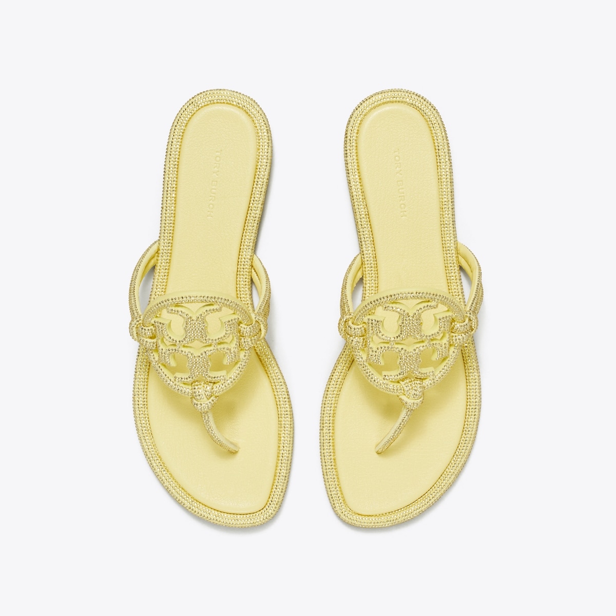 Miller Pavé Knotted Sandal - yellow