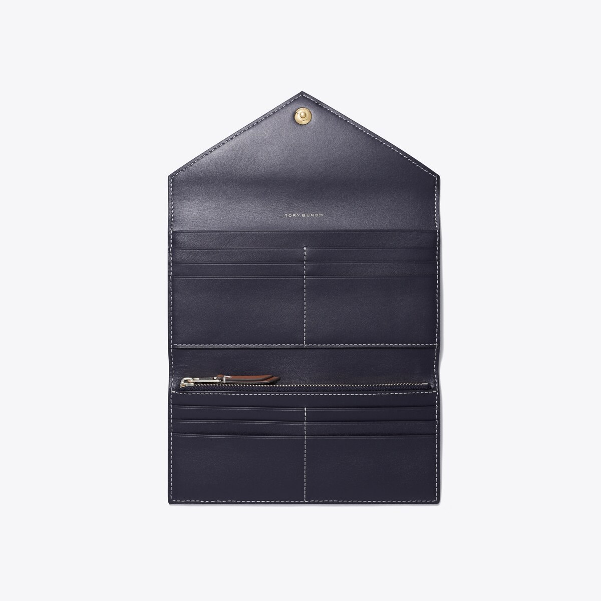 T Monogram Envelope Wallet - blue