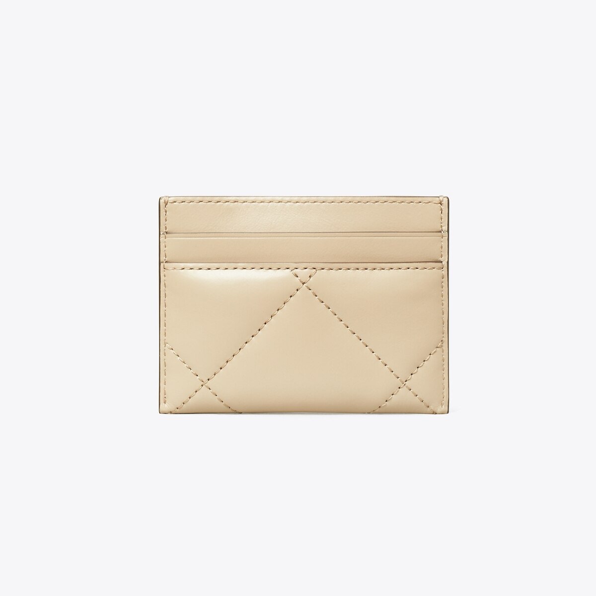 Kira Diamond Quilt Card Case - tiramisu