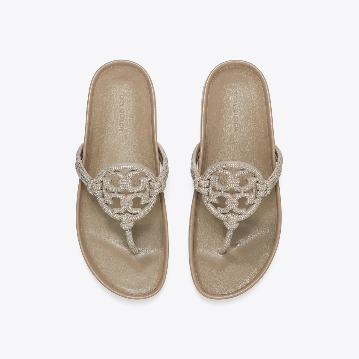 Miller Cloud Pavé Knotted Sandal - gray