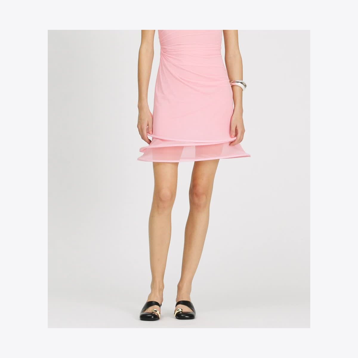 Pierced Mule Wedge - perfect black