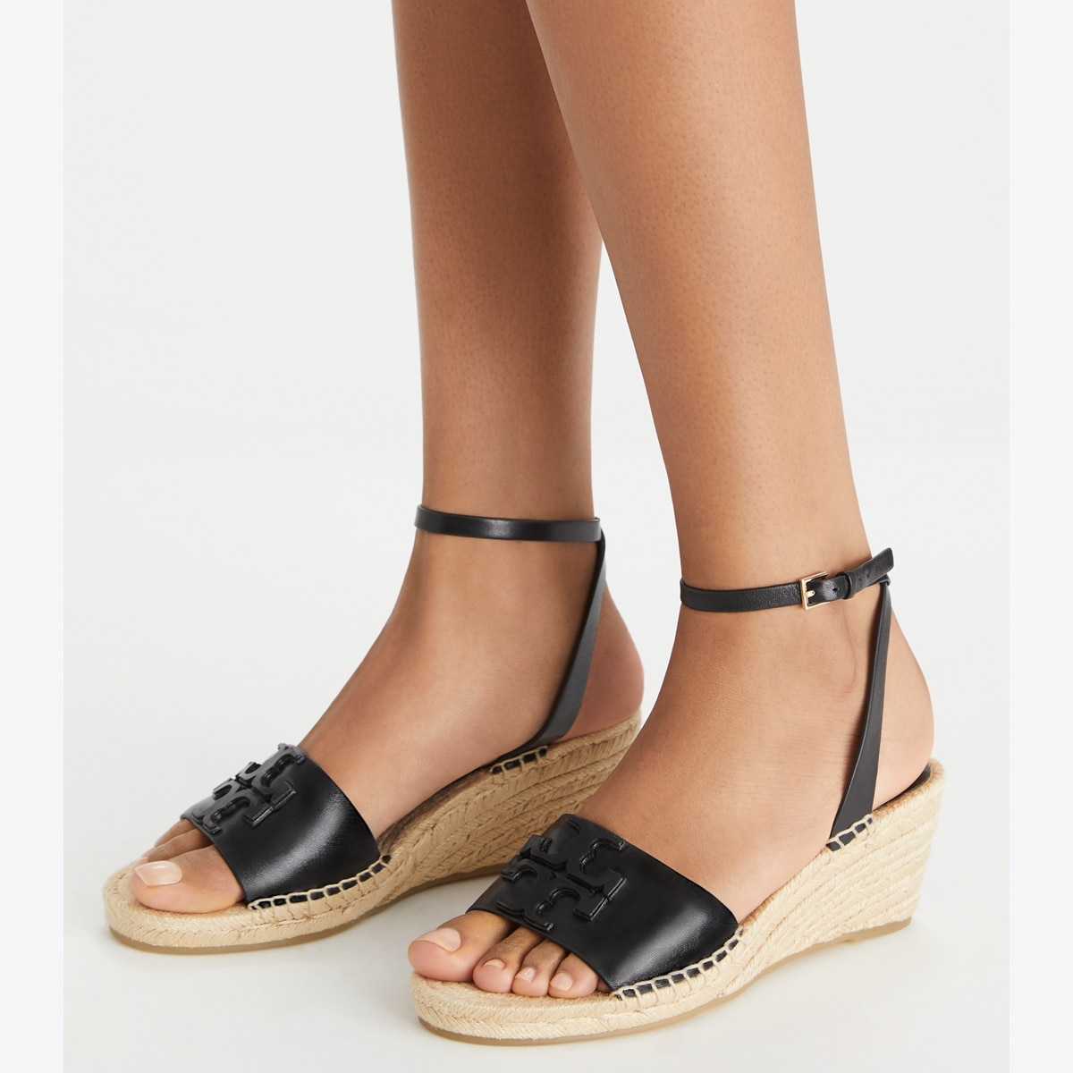Ines Espadrille Wedge - perfect black