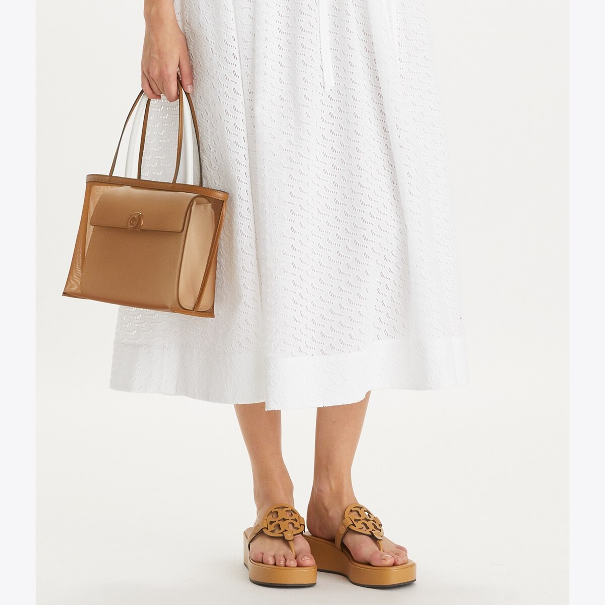 Miller Wedge Sandal - beige