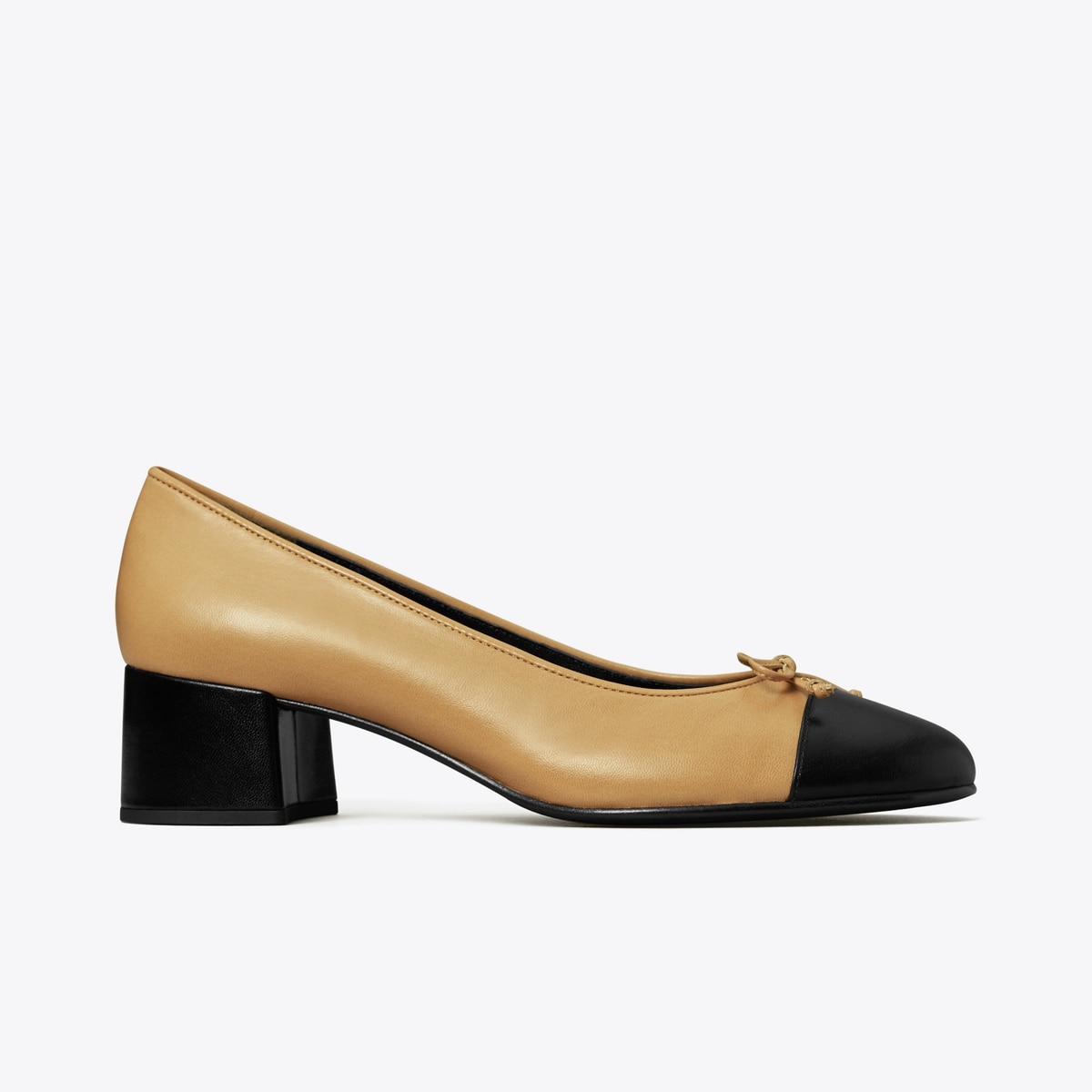 Cap-Toe Pump - tiramisu