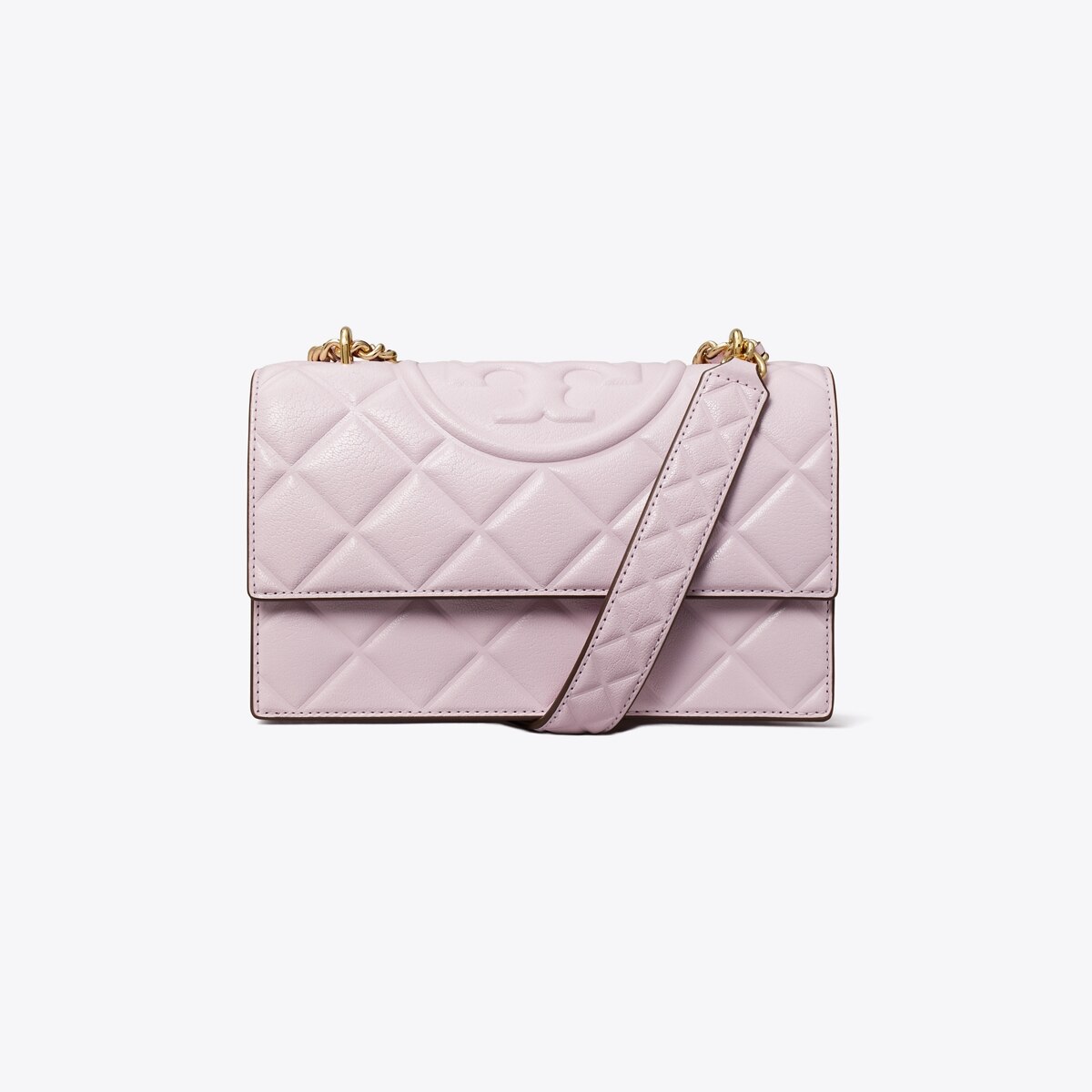 Small Fleming Shoulder Bag - purple