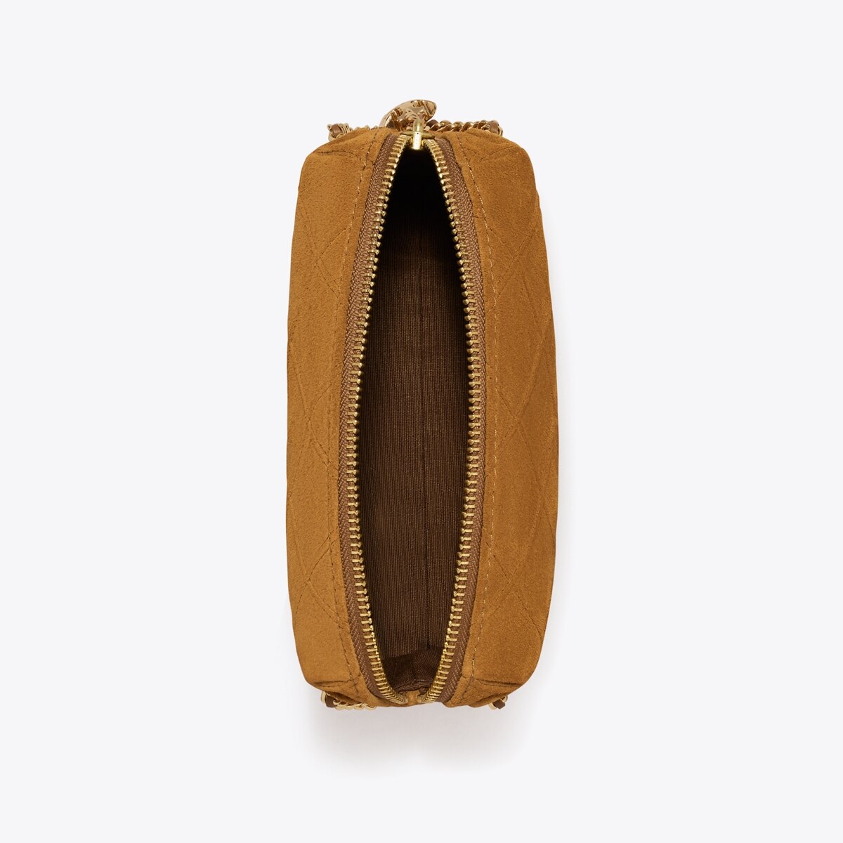 Fleming Suede Soft Crossbody Bag - brown