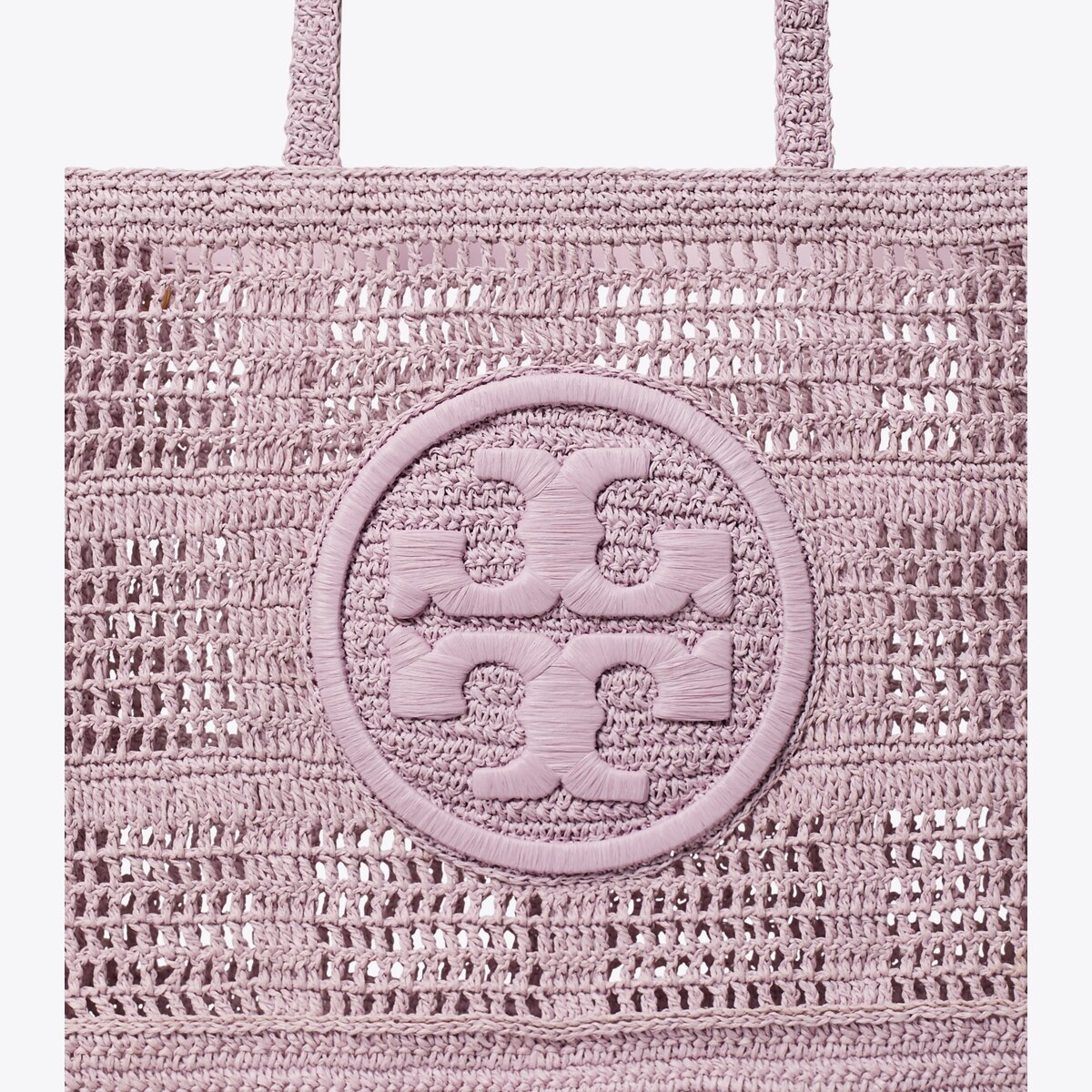Large Ella Hand-Crocheted Tote - purple