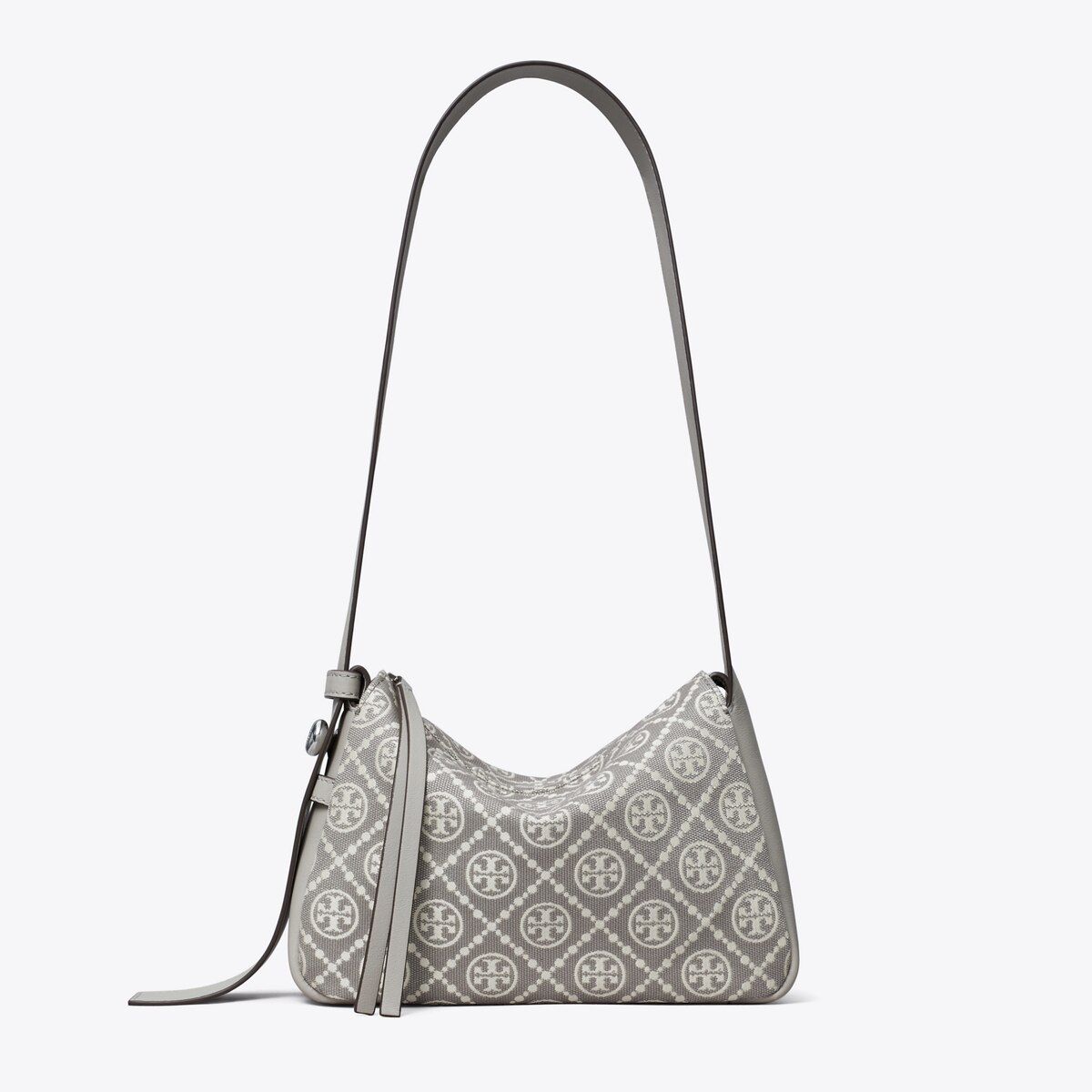 Small Romy T Monogram Shoulder Bag