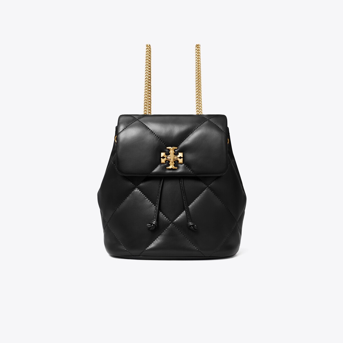 Mini Kira Diamond Quilt Backpack - black