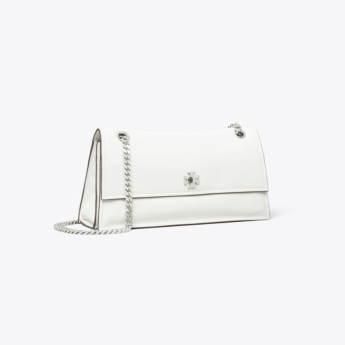 Kira Turnlock Shoulder Bag - white