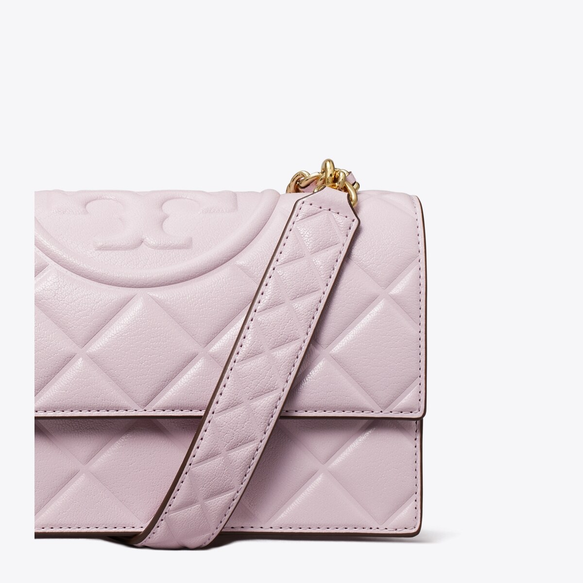 Small Fleming Shoulder Bag - purple