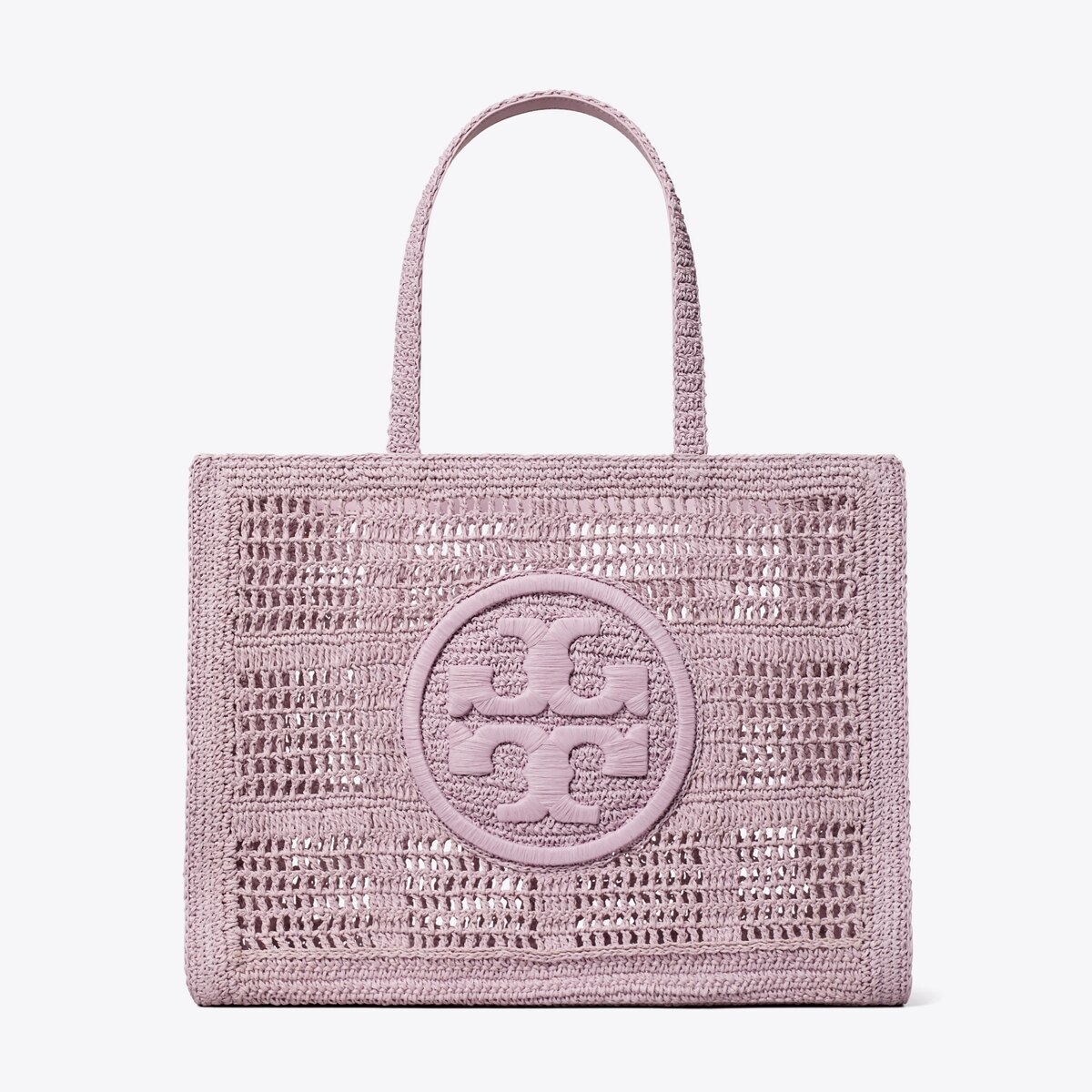 Large Ella Hand-Crocheted Tote - purple