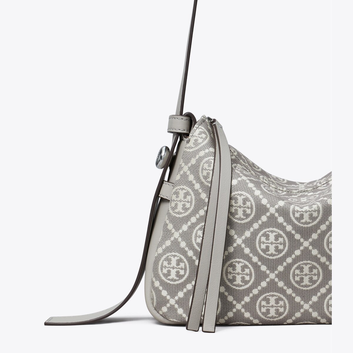 Small Romy T Monogram Shoulder Bag