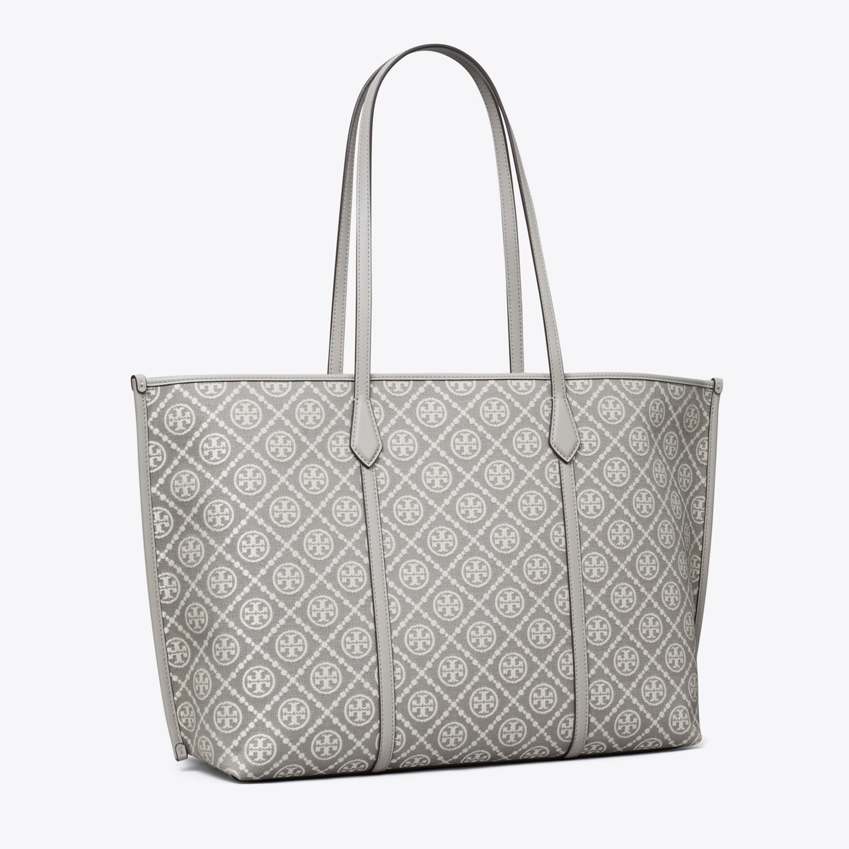 T Monogram Perry Tote - gray