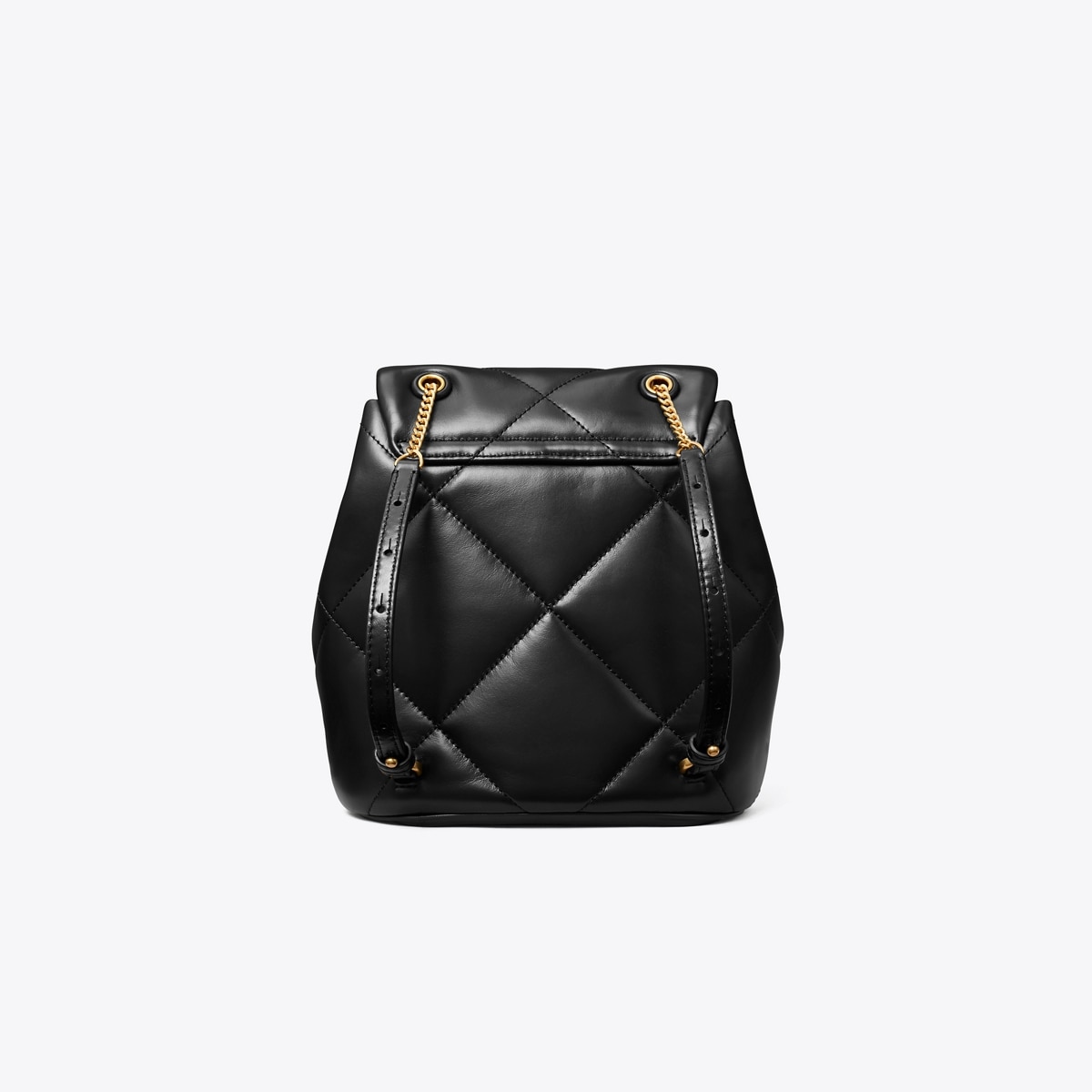 Mini Kira Diamond Quilt Backpack - black