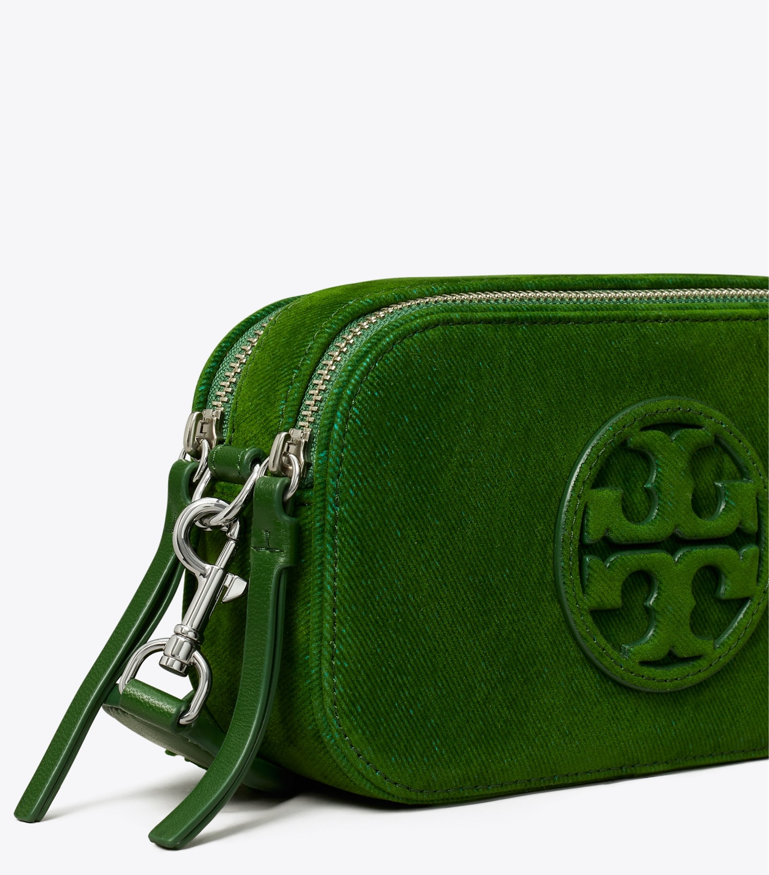 MINI MILLER FLOCKED CROSSBODY BAG