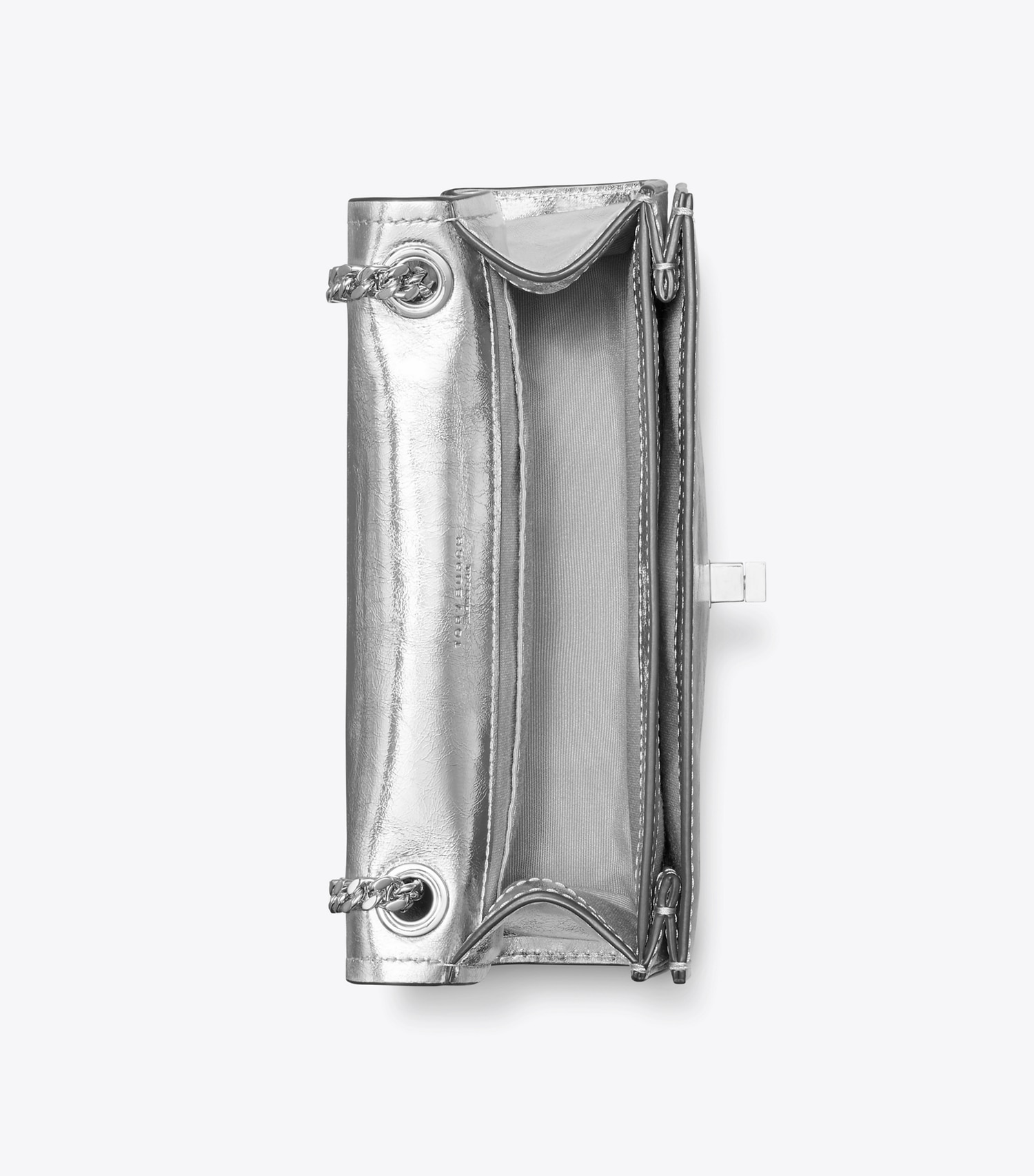 MINI KIRA TURNLOCK METALLIC SHOULDER BAG