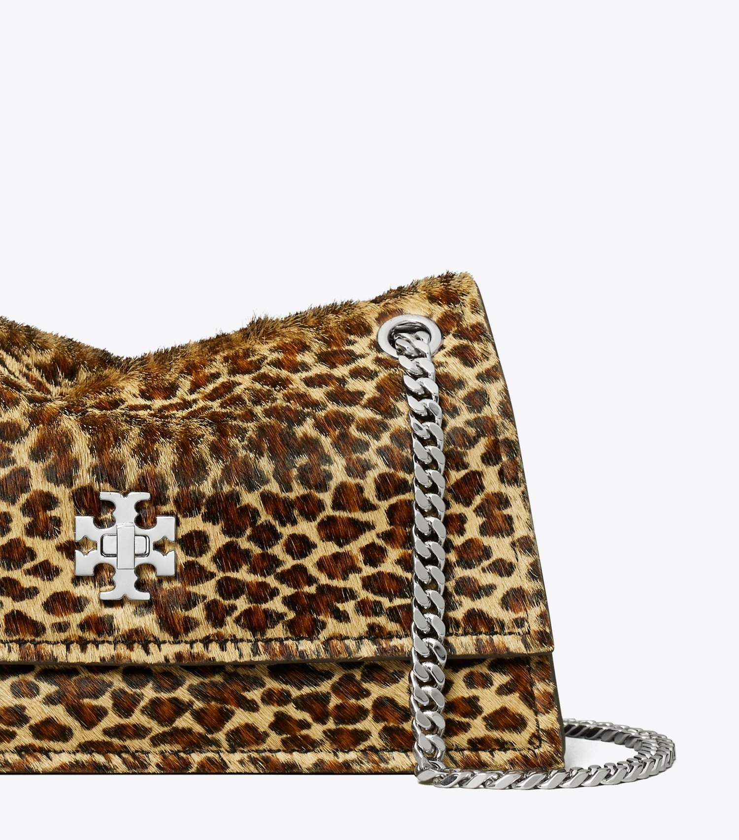 MINI KIRA TURNLOCK CALF HAIR SHOULDER BAG