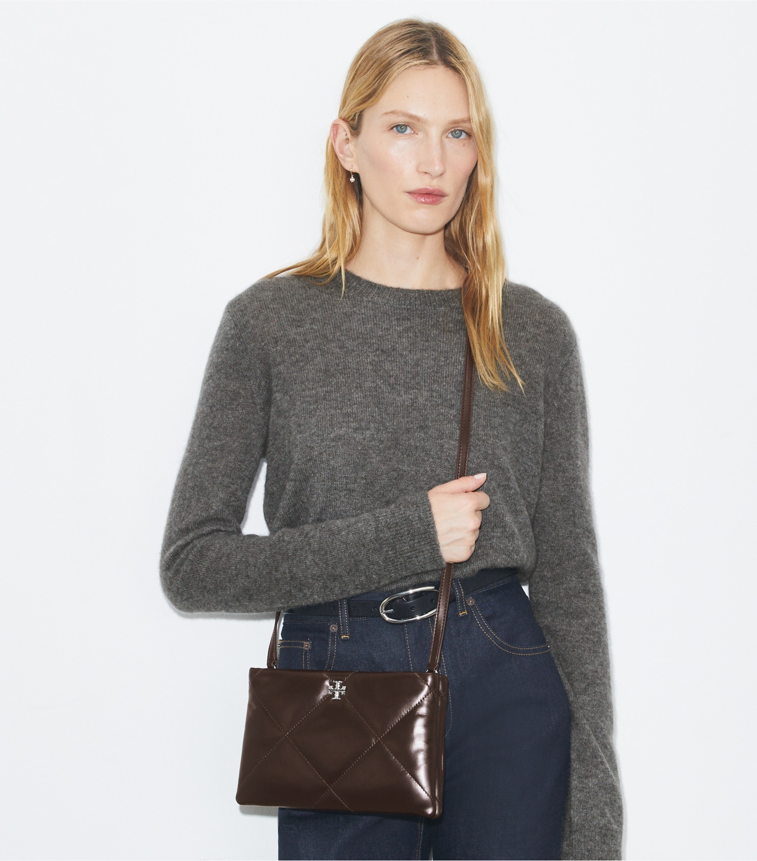 KIRA DIAMOND QUILT CROSSBODY BAG