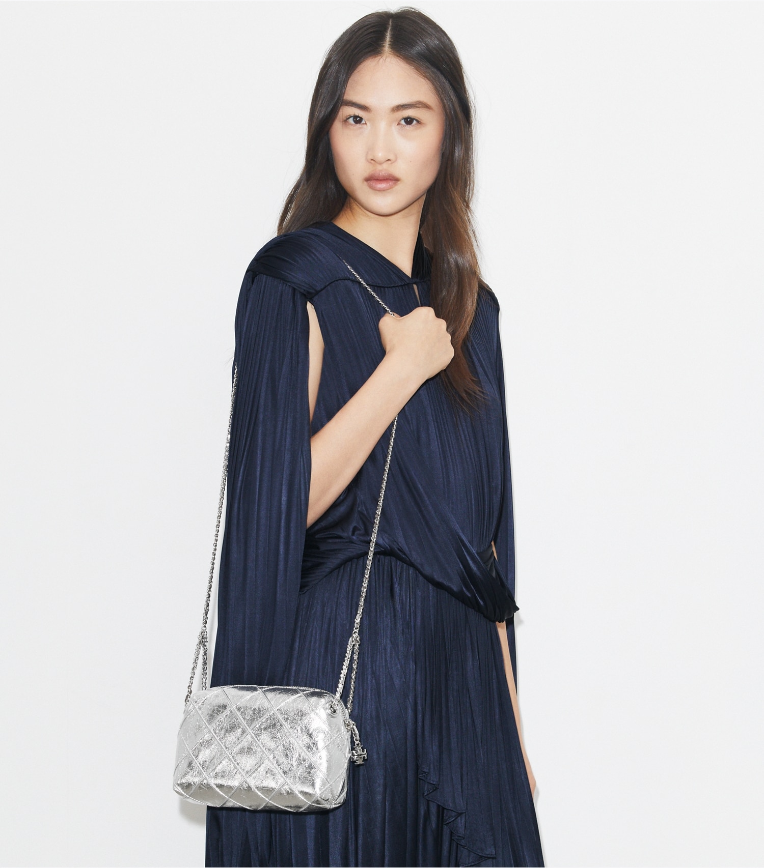 FLEMING SOFT METALLIC CROSSBODY BAG