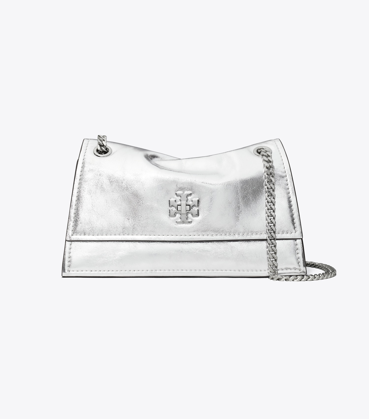 MINI KIRA TURNLOCK METALLIC SHOULDER BAG