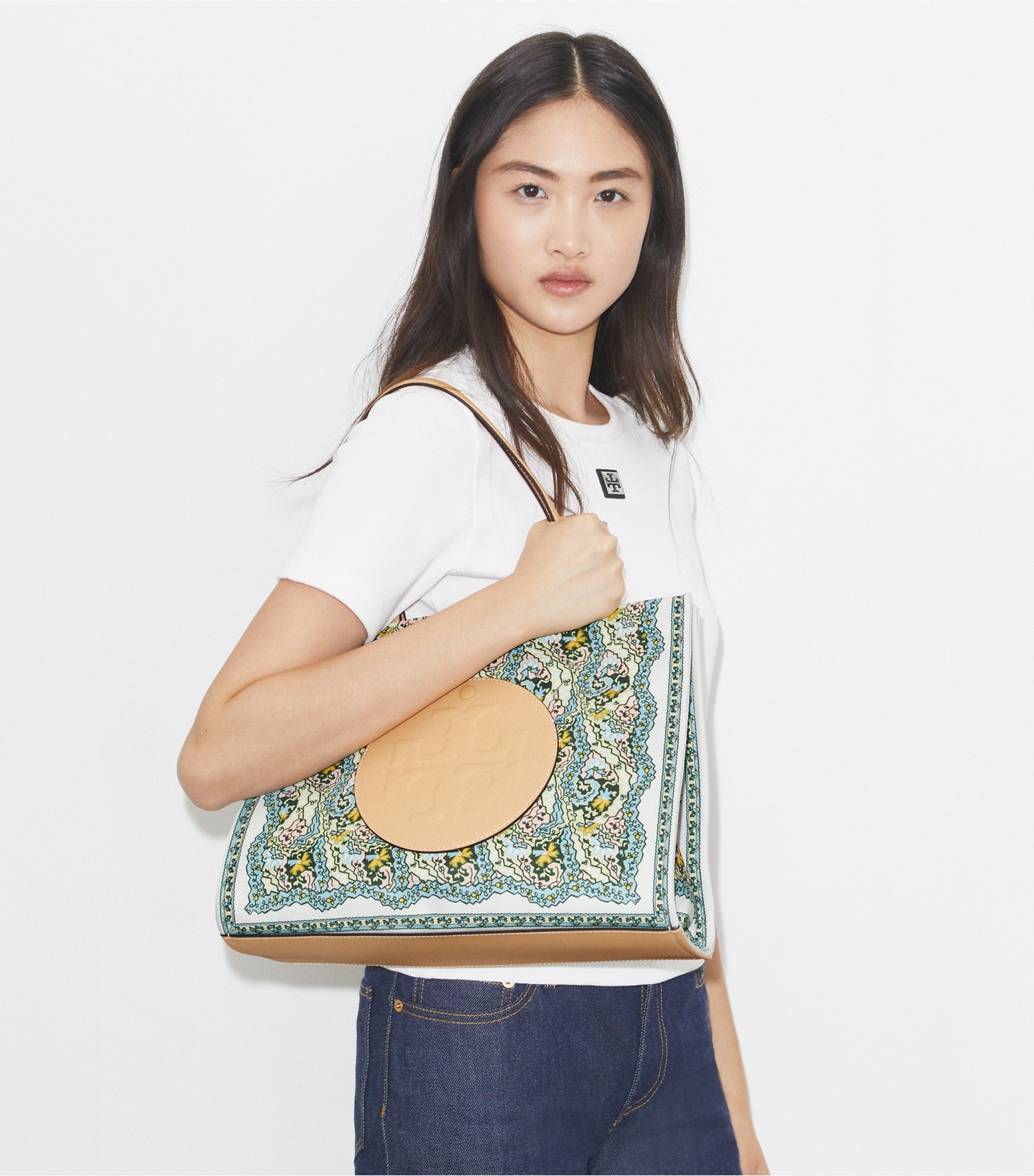 SMALL ELLA PRINTED TOTE