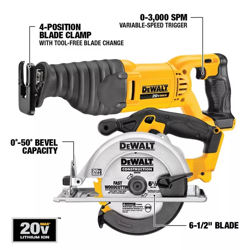 DEWALT 18V Lithium-Ion Cordless Combo Kit (28 Tools)