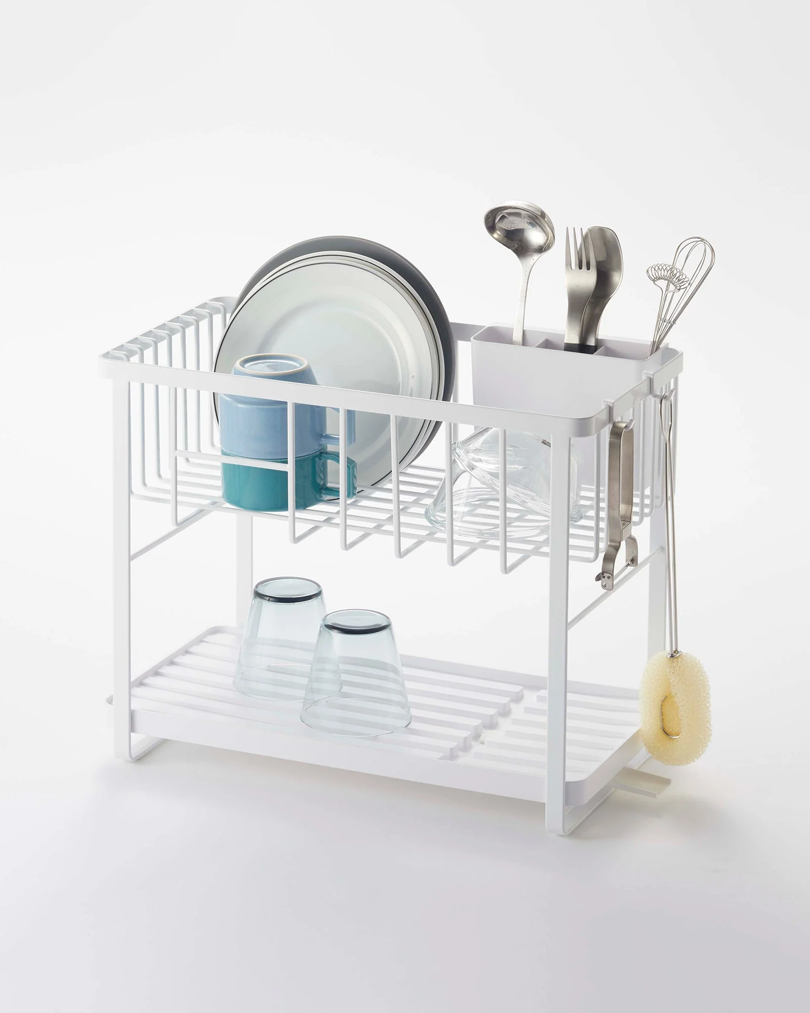 Two-Tier Wire Dish Rack - Steel