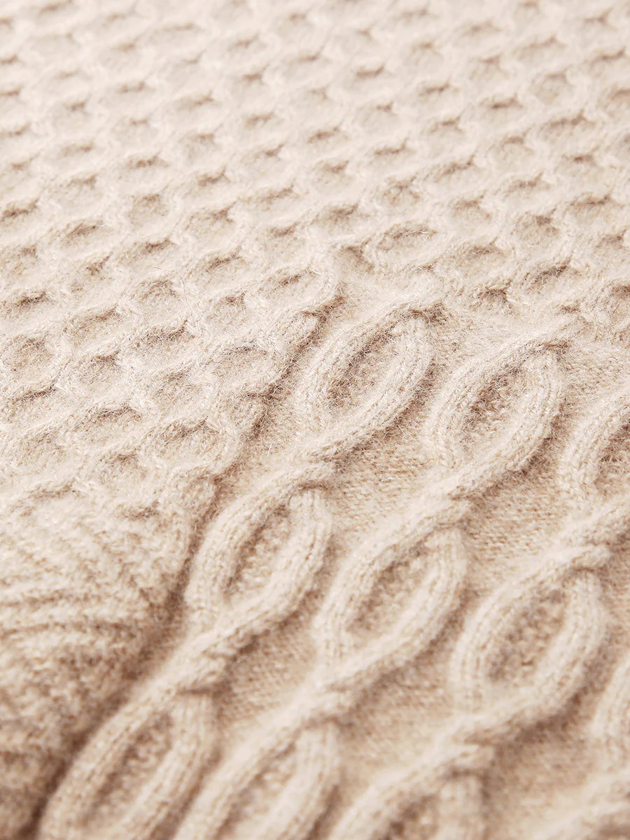 100% Cashmere Women's Knitted Sleeveless Sweater Vest