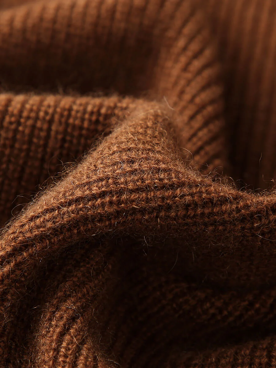 100% Cashmere Women's Hooded Double-Head Zipper Vest